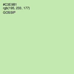 #C3E9B1 - Gossip Color Image