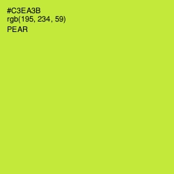 #C3EA3B - Pear Color Image