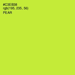 #C3EB38 - Pear Color Image