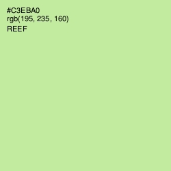 #C3EBA0 - Reef Color Image