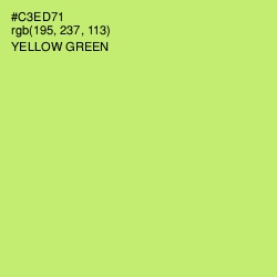 #C3ED71 - Yellow Green Color Image