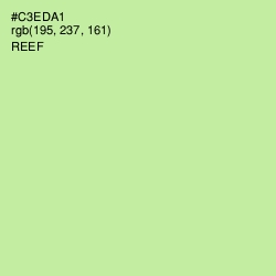 #C3EDA1 - Reef Color Image