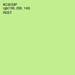 #C3EE8F - Reef Color Image