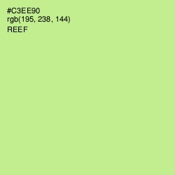 #C3EE90 - Reef Color Image