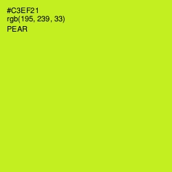 #C3EF21 - Pear Color Image