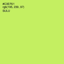 #C3EF61 - Sulu Color Image