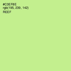 #C3EF8E - Reef Color Image