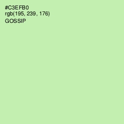 #C3EFB0 - Gossip Color Image