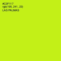 #C3F117 - Las Palmas Color Image