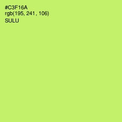 #C3F16A - Sulu Color Image