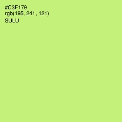 #C3F179 - Sulu Color Image