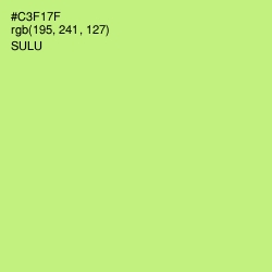 #C3F17F - Sulu Color Image
