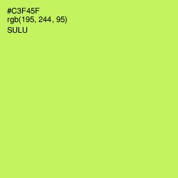 #C3F45F - Sulu Color Image