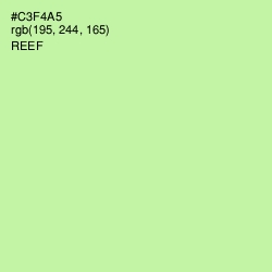 #C3F4A5 - Reef Color Image