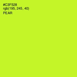 #C3F528 - Pear Color Image