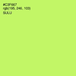 #C3F667 - Sulu Color Image