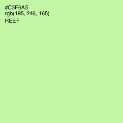 #C3F6A5 - Reef Color Image