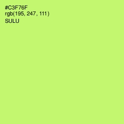 #C3F76F - Sulu Color Image