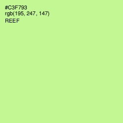 #C3F793 - Reef Color Image