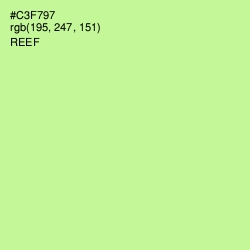 #C3F797 - Reef Color Image