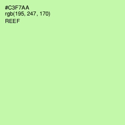 #C3F7AA - Reef Color Image