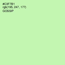 #C3F7B1 - Gossip Color Image