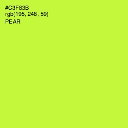 #C3F83B - Pear Color Image