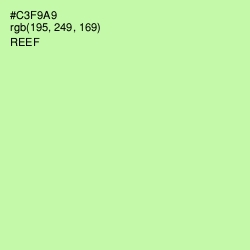 #C3F9A9 - Reef Color Image