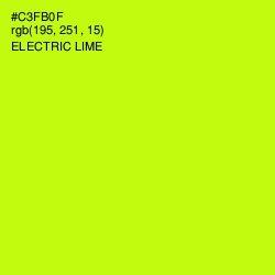 #C3FB0F - Electric Lime Color Image