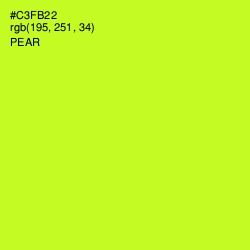 #C3FB22 - Pear Color Image