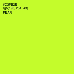 #C3FB2B - Pear Color Image