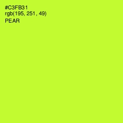 #C3FB31 - Pear Color Image