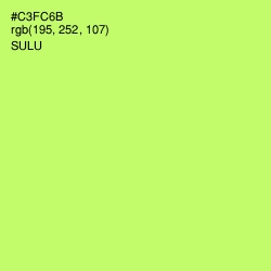 #C3FC6B - Sulu Color Image