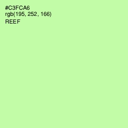 #C3FCA6 - Reef Color Image