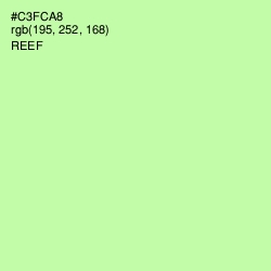 #C3FCA8 - Reef Color Image