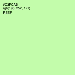 #C3FCAB - Reef Color Image