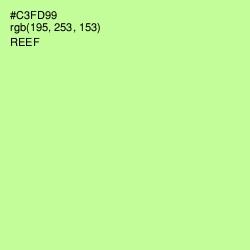#C3FD99 - Reef Color Image