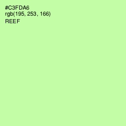 #C3FDA6 - Reef Color Image
