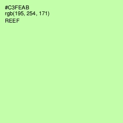 #C3FEAB - Reef Color Image