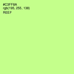 #C3FF8A - Reef Color Image