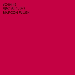 #C40143 - Maroon Flush Color Image