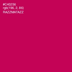 #C40256 - Razzmatazz Color Image