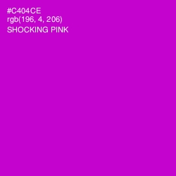 #C404CE - Shocking Pink Color Image