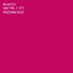 #C40761 - Razzmatazz Color Image