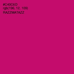 #C40C6D - Razzmatazz Color Image