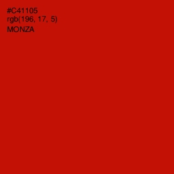 #C41105 - Monza Color Image