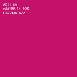 #C4116A - Razzmatazz Color Image
