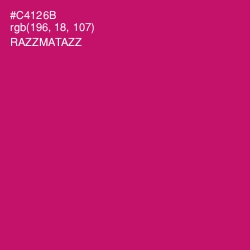 #C4126B - Razzmatazz Color Image