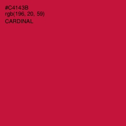 #C4143B - Cardinal Color Image