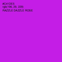 #C41DE5 - Razzle Dazzle Rose Color Image